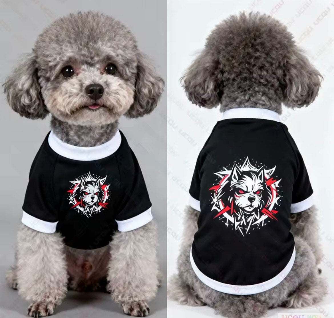 Angry dog face t-shirt
